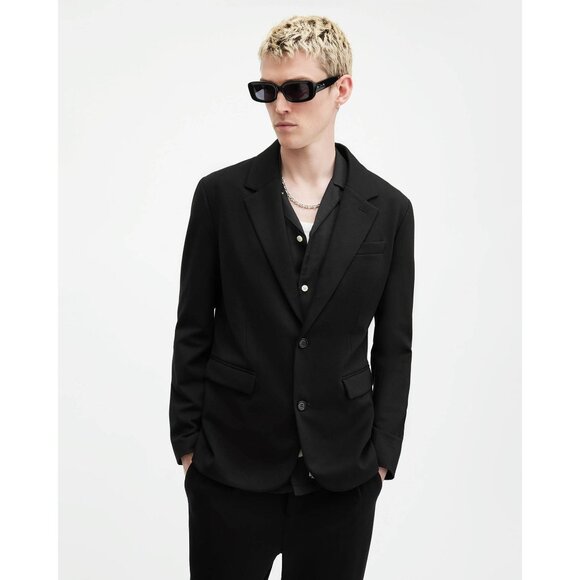 AllSaints Helm Slim Fit Lightweight Blazer - NWOT Size 44 - Picture 3 of 12